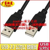 雙頭usb2.0數據線USB2.0公對公對拷線兩頭usb充電線雙公USB連接線咨詢