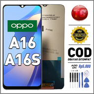 LCD OPPO A16 A16S Original Touchscreen asli Fullset ORI Glass Touch Screen Digitizer