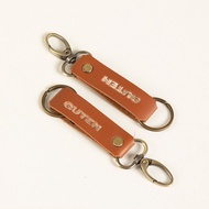 GANTUNGAN Guten Inc - Nickel Gold Semi Leather Keychain