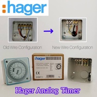 Quality Hager 24 Hours Timer Analog Switch Wall Mounted Type For House Electrical