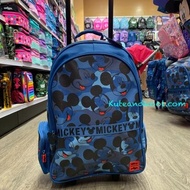 เป้ล้อลากมีไฟ Smiggle Light up Trolly backpack - Mickey