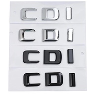 3D ABS Black Chrome Letters Emblem Logo Sticker For Mercedes Benz A B C E GLK CLS ML 320 220 250 280