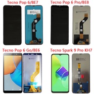 LCD Display Touch Screen Digitizer Panel Assembly Replacement Free Tools For Tecno Pop 6/BE7,Tecno P