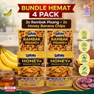 Carara 4 Pack Savings | Banana Chips 2 + Banana Chips 2 | Banana Snacks