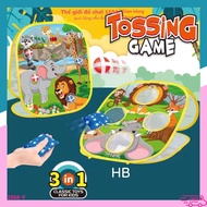 3in1 Tossing Game Ball Throwing Toy – Smart Movement Game Set for Children from 3 Years Old