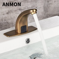 Faucet Anmon Induction Induction Hand Washer Automatic Antique Faucet Hot and Cold Induction Infrare