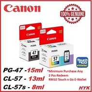 Canon PG-47 / CL-57 / CL-57S / PG47 /CL57 /CL57S Original Ink Cartridge. E410 E470