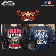 Saiyan Fitness Dragon Ball Men's Gym/Casual Microfiber T-shirt