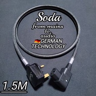 英式L型IEC影音專用電源線
🎛️HiFi System Power Cable 
⛔阻隔EMI/RFI,減少聲畫雜訊 
📊改善畫面清晰度減少顆粒感
📊優化聲音清晰度動態更沉浸
適合:CD playe