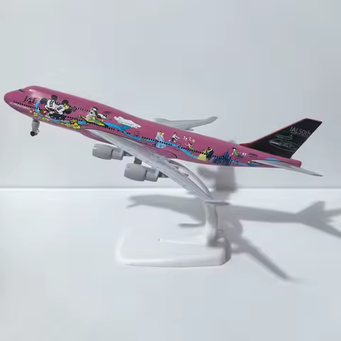 JASON TUTU 20CM JAL Japan Airlines Boeing 747 Aircraft Model Planel Airplane Diecast Metal Planes Co