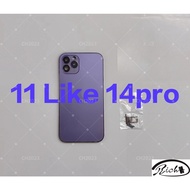 DIY Back Cover Housing For iPhone11 to 14 Pro Back Battery Middle Frame Replacement For iPhone11 Lik