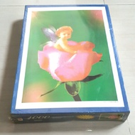 Jigsaw puzzle 1000 pcs Peach Rose/Mawar Glow in The Dark Made in China