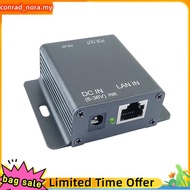Gigabit Portable Charger Power Feeding POE Injector MAX30W Active 9-36Vdc in 48Vdc POE Out Supports 