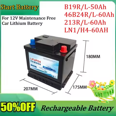 12V Maintenance Free Car Lithium Battery Large Capacity Lead Modified Lithium Replace AGM Start-Stop