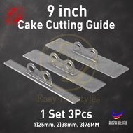 Cake Cutting Guide 9 Inch