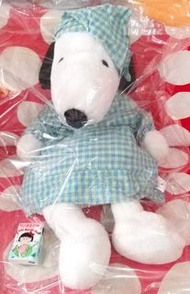 Snoopy 史諾比 史路比 全新正版 史努比 60cm 睡衣 公仔 衣架 拉鏈 pajama 什物袋 bag