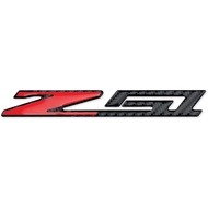C6, C7, C8 Corvette Z51 Badge Emblem Domed Decal - Carbon Fiber Look for 2005-2025 Corvettes (6 inch