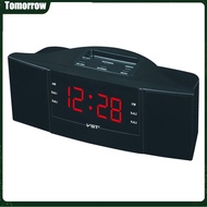 TOM Exquisite Dual Band Alarm Sleep Clock AM/FM Radio with LED Display European Plug