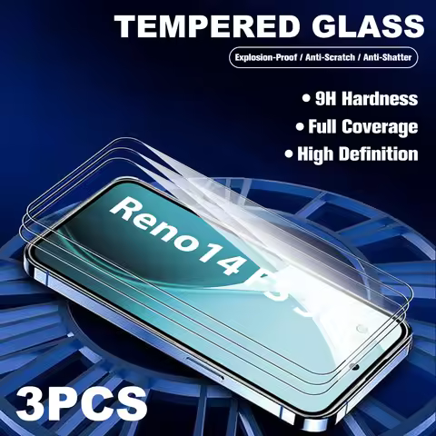 3PCS HD Glass Case For Oppo Reno14 FS Tempered Protective Glass For Oppo Reno14 F S Reno 14 FS 14FS