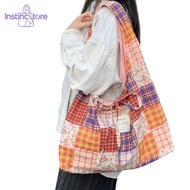 Double-sided Canvas Bag Bohemian Tote Bag Chic Shoulder Bag for Vacation, Shopping, School