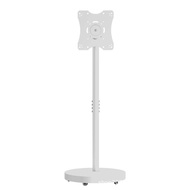 Horizontal Vertical Screen Rotating Floor Computer Monitor Mobile Base 24-46 Inches Perforation-Free