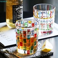 PERRY1 Whiskey Glasses Rum Cocktail Whiskey Scotch Glass Cup