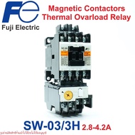SW-03/3H Fuji Electric SW-03/3H 2.8-4.2A Magnetic Motor Starter SC-03+TR-0N/3 2.8-4.2A