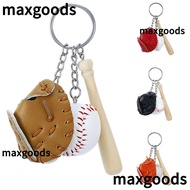 MAXGOODS1 Acrylic Keychain, Decoration Ornament Baseball Bat Keyring, Handmade DIY Personalized Base
