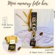 Gratis Pengiriman ⚡ Mini Memory Foto Box 10 Kotak / Kado Wisuda /