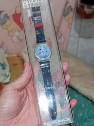 瑞士製造 swatch錶 巴黎/盒裝/行走中 非機械錶