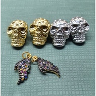 18k Gold Copper Crossing 18k Skull Accessories High-Quality Olympic Medal