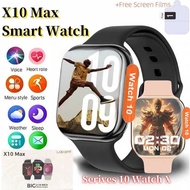 Original X10 Max HD 2.03 inch Smart Dynamic Island Bluetooth Call Blood Oxygen Monitoring Sport Fitn