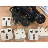 2-pin multi-purpose plug converts to 3-pin - 3-pin to 2-pin