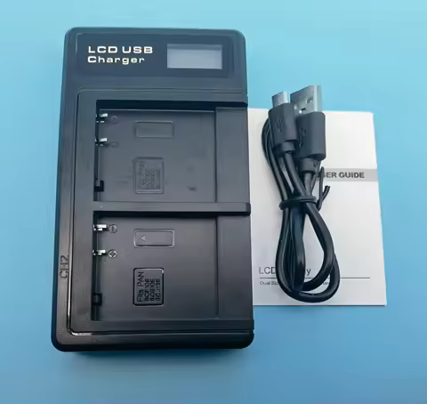 DMW-BCK7 DMW-BCK7E LCD USB Battery Charger For for Panasonic Lumix DMC-FP5 DMC-FP7 DMC-FH2 DMC-FH5 F