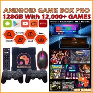 GAME BOX PRO X3 128GB With 13000 Game Android Movie Game Console Video Game TV Konsol Permainan Video Gamebox Arcade 电视游戏机