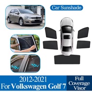 For Volkswagen for VW Golf 7 Mk7 2012~2021 Car Magnetic Coverage Sunshade Sunscreen Window Sunshade 
