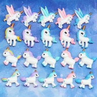 20pcs Assorted Cute Sweets Unicorn Slime Charms for DIY Crafts Scrapbooking Home