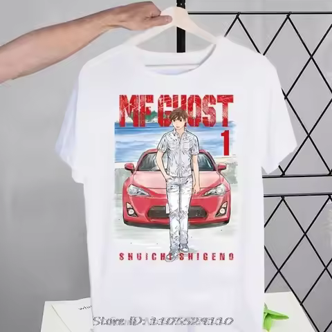 AE86 Japan Anime JDM T-shirt Men Retro Tops Tees Harajuku Initial D Racing Drift Car Tshirt Streetwe