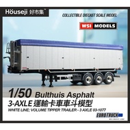 < Costco Market > 1/50 WSI VOLUME TIPPER-3 AXLE Transport Truck Body Model 03-1077 Gravel