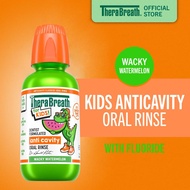 TheraBreath for KIDS Mouthwash Anti Cavity Oral Rinse - Wacky Watermelon - 296ml