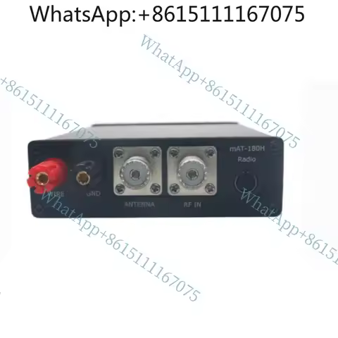 MAT-180H Shortwave Automatic Antenna Tuner HF Radio Tuner Compatible With ICOM Kenwood HF Transceive