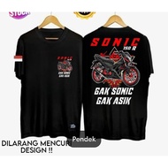MERAH SONIC 150R T-SHIRT IS NOT SONIC, NOT MISSING, RED MOTIF Baju T Shirt Lelaki Baju Lelaki