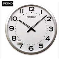 Velashop  นาฬิกาแขวนไซโก้ SEIKO ขนาดใหญ่(20นิ้ว) รุ่น QXA563S (บรอนซ์เงิน) รับประกันศูนย์ 1 ปี , QXA563, QXA563K