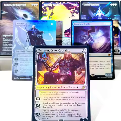 EOE EOS TDM FOIL6/001 Tcg proxy cards Cruel Zenith Cosmogrand Field Strip Mine Ancient Tomb Elspeth,