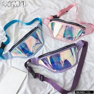 SIMULR Belt Bum Bag Holographic Laser Waterproof  Fanny Pack