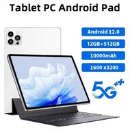 12GB+512GB tablet pc 10.1 inci mendukung WIFI 4G/5G tablet android
