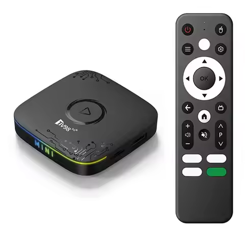 T23C TV98 Mini Android 14 Smart TV Box ATV Ultra HD 8K Video Wifi6 2.4/5G Portable Media Player Voic