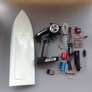 40cm Airbrush Ship 2440 Brushless Jet Ship 15mm Jet 2s 7.4v Remote Control Ship Accessories Set