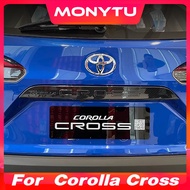 For Toyota Corolla Cross 2021 2022 2023 Body Kit Trunk Rear Tail Door Trim Strip Sticker Car Exterior Modification Protection Accessories