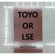 TNB METER BOARD BRAND TOYO 1-3 PHASE 12X10 12X19 12X23